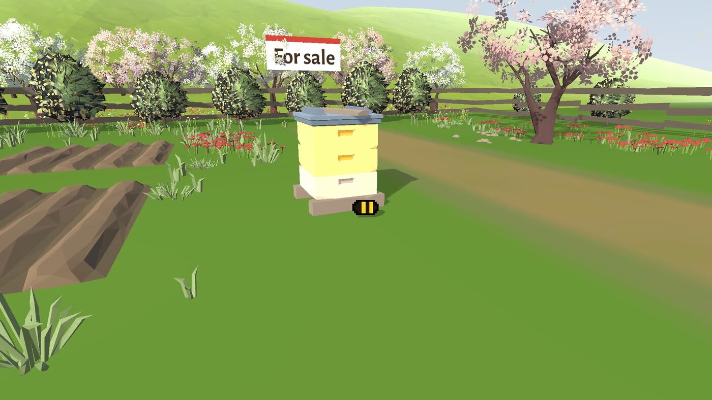 A frame from the trailer, &ldquo;One hive, one year&rdquo;.